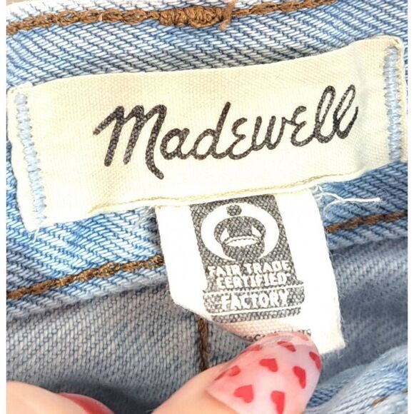 Madewell Women's Relaxed Denim Shorts Essen Wash size 26 - Picture 6 of 9
